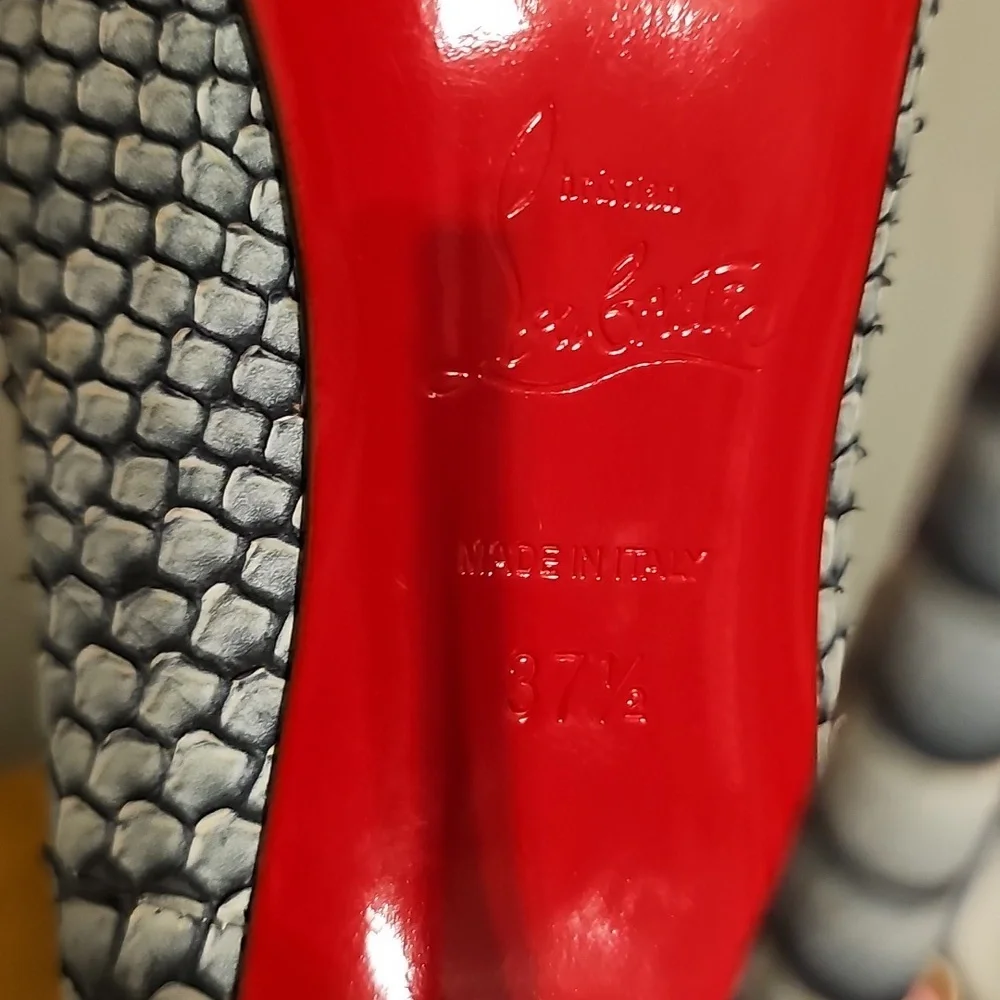 Christian Louboutin Python Froze So Kate Heels Brand New - Picture 8 of 11
